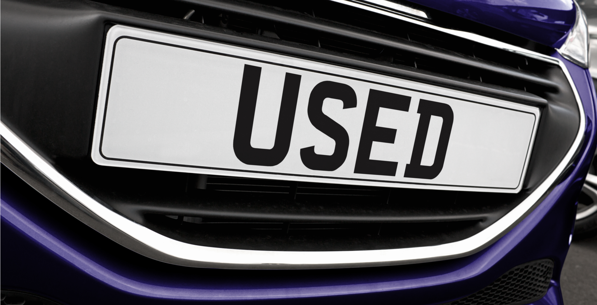 used reg plate